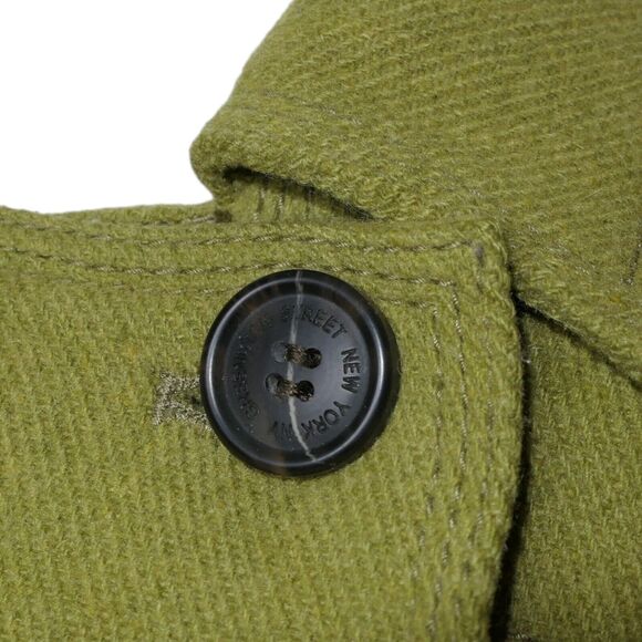 Ruehl 925 Olive Sz XS Women’s Double-Breasted Wool Jacket  Military Abercrombie - Picture 5 of 16